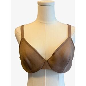 Spanx Bra Womens XL A-C Nude Brown Underwire Everyday Smoothing Adjustable Shape